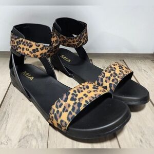Mia Lydya Cheetah Print Sandals Size 6.5 - New In Box